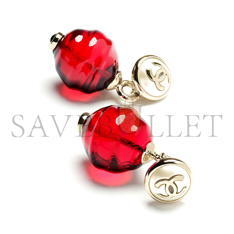 CHANEL CLIP-ON PENDANT EARRINGS ABG498 CHANEL CLIP-ON PENDANT EARRINGS ABG498
